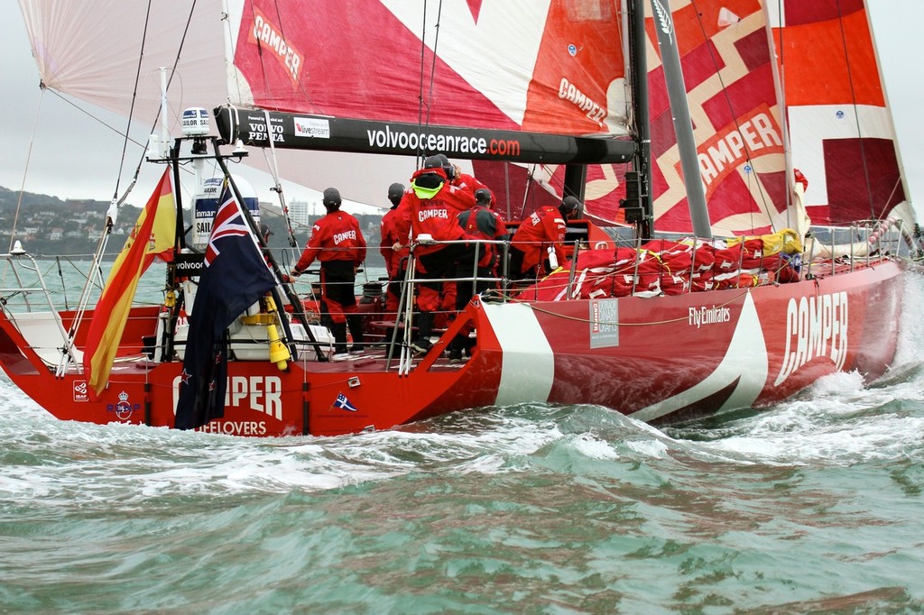 Volvo Ocean Race, Leg 4 Finish - Camper © Richard Gladwell www.photosport.co.nz